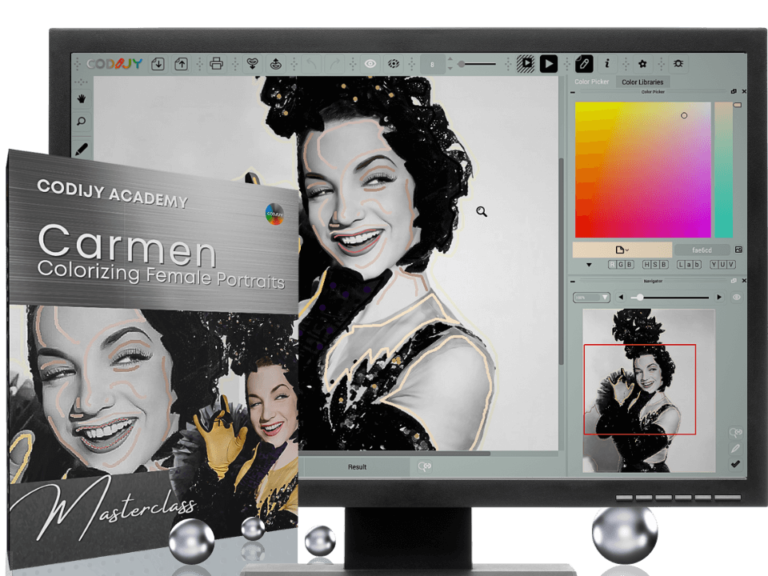 Carmen Miranda - Master Class in Colorization | CODIJY